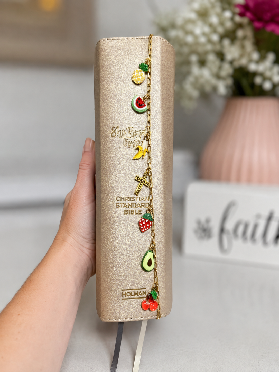 Fruitful Bible Charm Chain