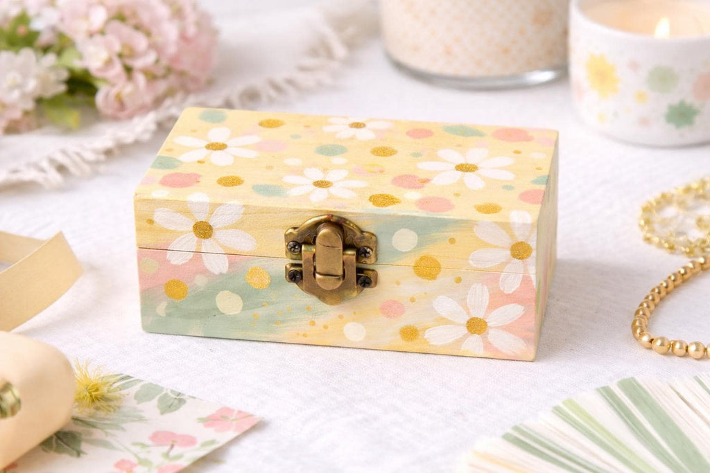 Hand-Painted Wooden Prayer Box Kit | Christian Craft Activity, Girls Night, Group Craft