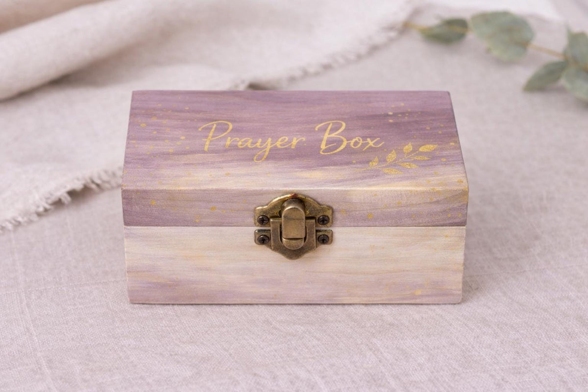 DIY Wooden Prayer Box Kit | Christian Craft Activity, Bible Study, Devotional Time