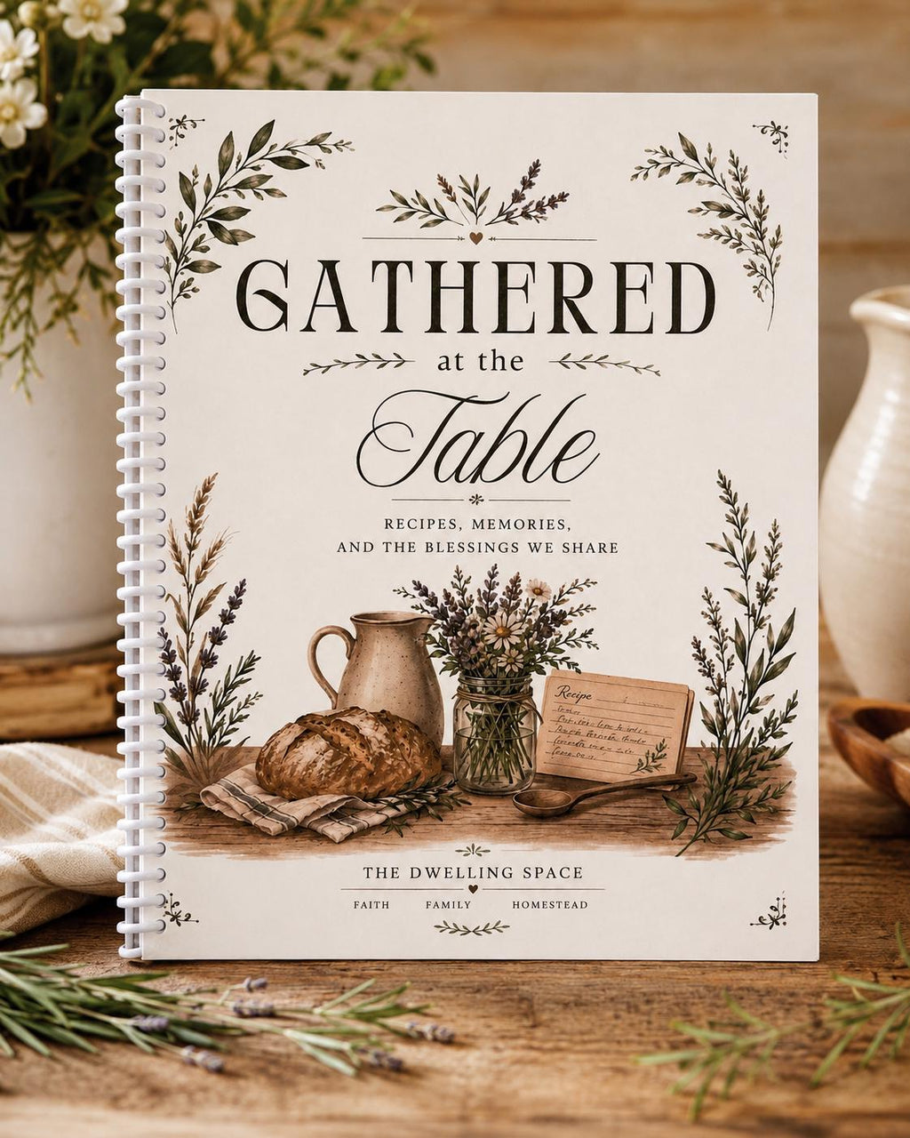 Family Recipe Book & Memory Keeper | Heirloom Cookbook Journal, Faith Traditions
