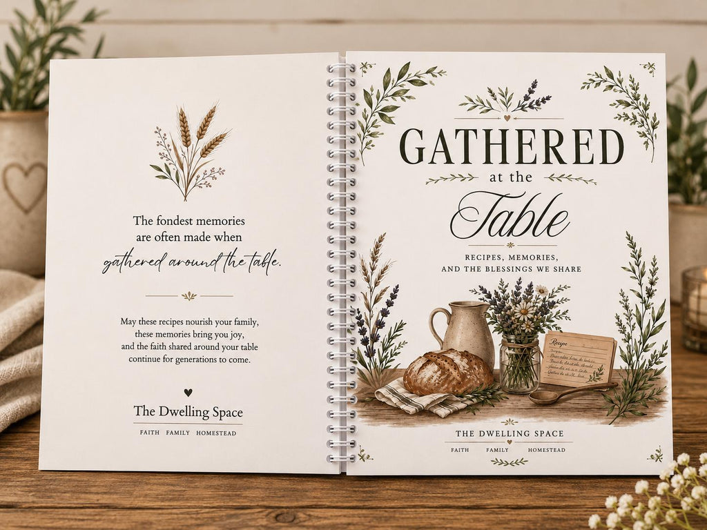 Family Recipe Book & Memory Keeper | Heirloom Cookbook Journal, Faith Traditions