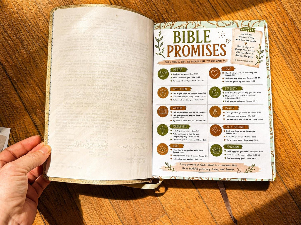 Bible Core Foundations Bible Tip-In Set, Homestead Colorway, Christian Journaling Inserts (6x8)