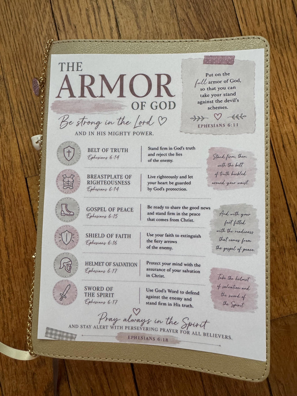 Bible Core Foundations Bible Tip-In Set, Cottage Colorway, Christian Journaling Inserts (6x8)