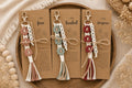 Christian Macrame Keychain | Scripture Affirmation Bag Charm