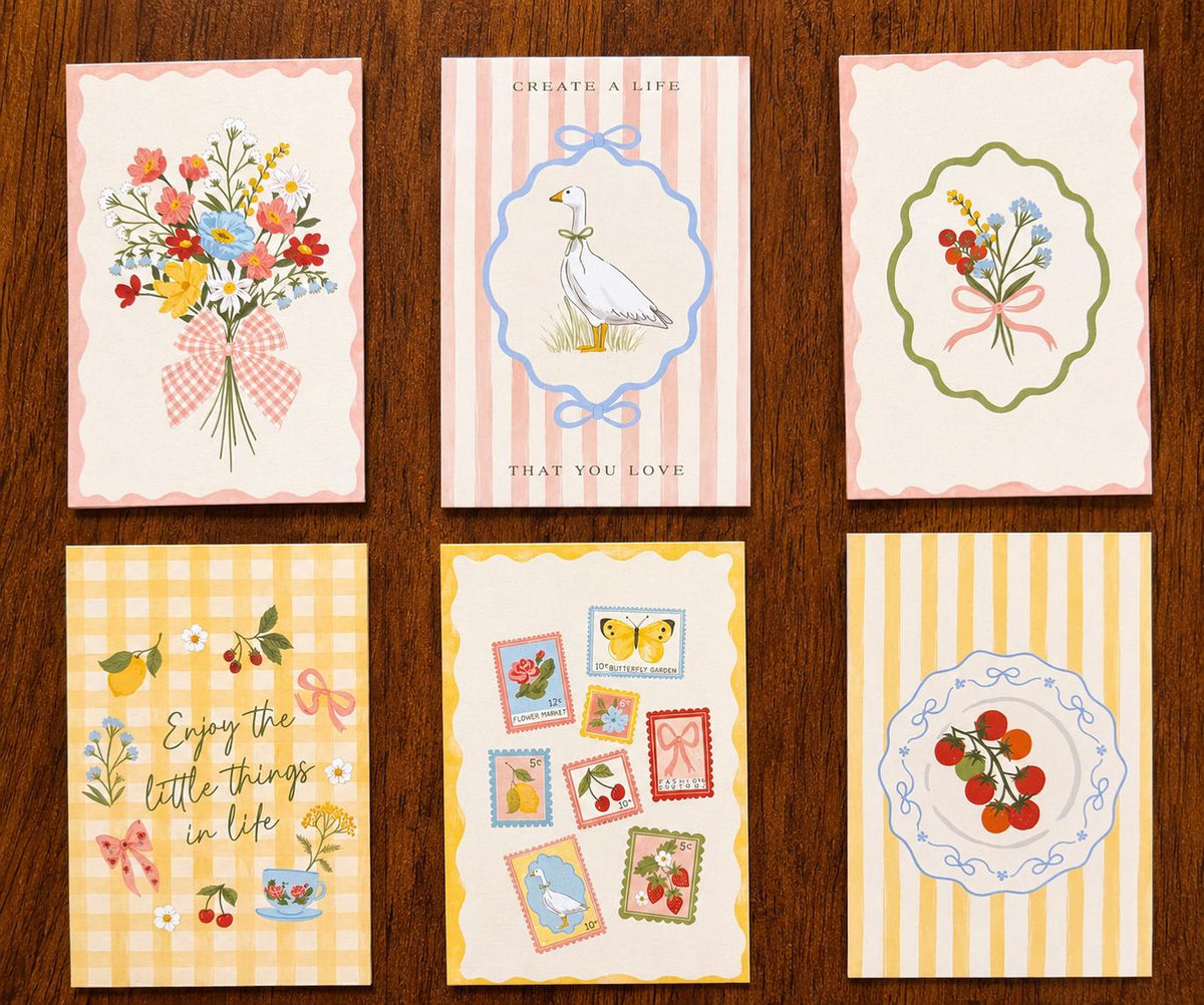 Vintage Inspired Journaling Cards | Bible, Junk Journal, Scrapbook Ephemera (Set of 12)