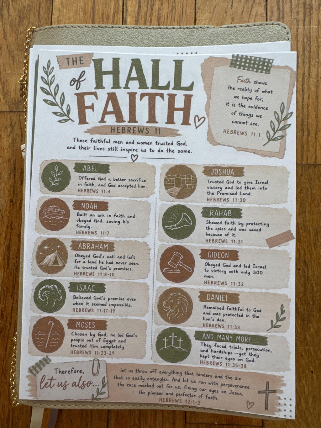Bible Core Foundations Bible Tip-In Set, Homestead Colorway, Christian Journaling Inserts (6x8)