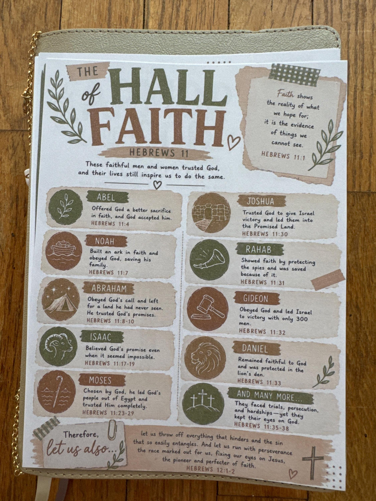 Bible Core Foundations Bible Tip-In Set, Homestead Colorway, Christian Journaling Inserts (6x8)