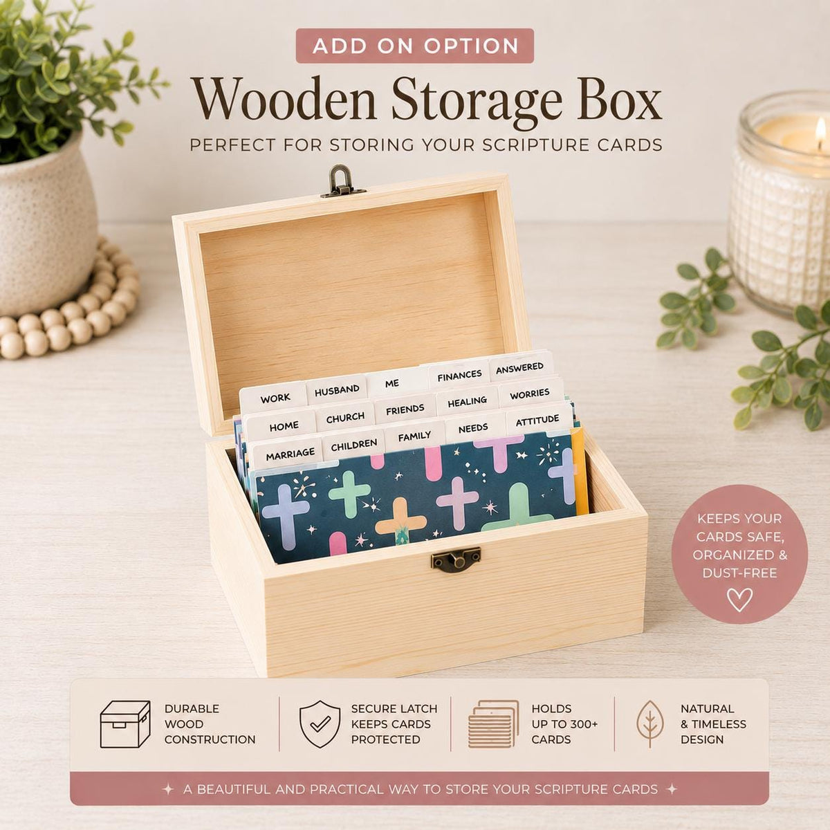 20-Piece Prayer Index Divider Set, Organize Prayers, Faith Tracker, Customizable Tabs