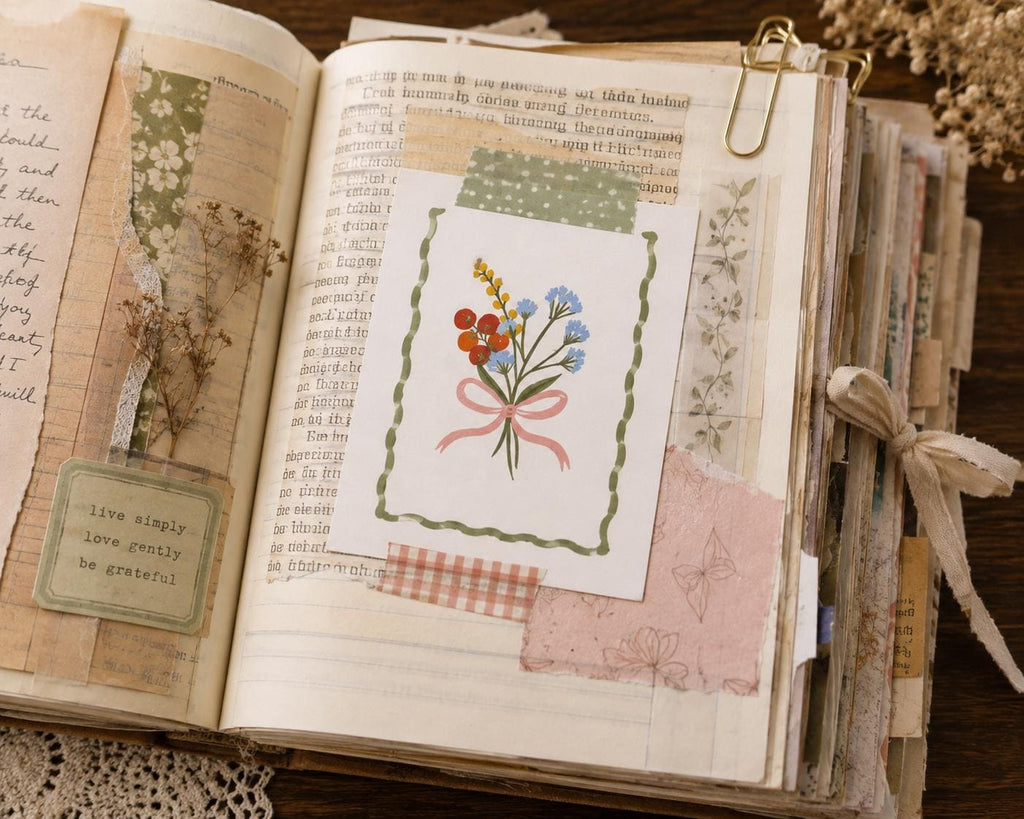 Vintage Inspired Journaling Cards | Bible, Junk Journal, Scrapbook Ephemera (Set of 12)