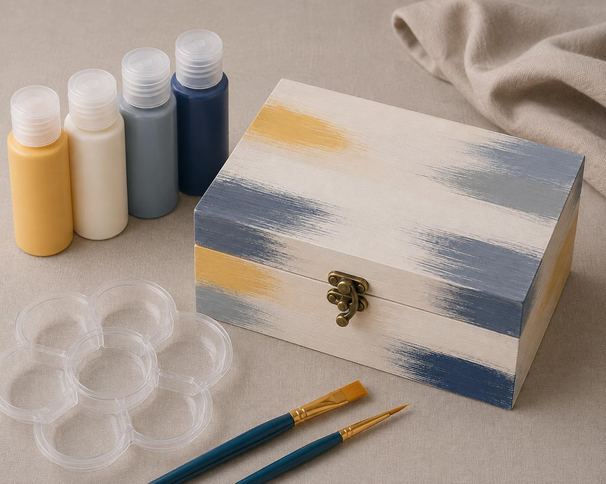 Hand-Painted Wooden Prayer Box Kit | Christian Craft Activity, Girls Night, Group Craft