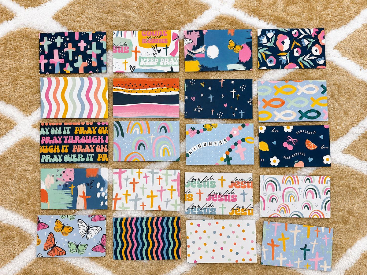20-Piece Prayer Index Divider Set, Organize Prayers, Faith Tracker, Customizable Tabs