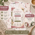 Wildflower Bible Tip In Pages, Journaling Pages, 38 Piece Set (Physical)