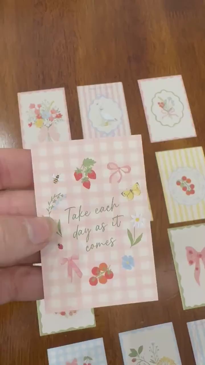 Vintage Inspired Journaling Cards | Bible, Junk Journal, Scrapbook Ephemera (Set of 12)