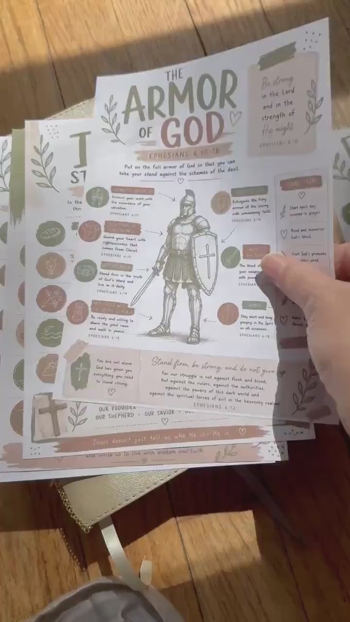 Bible Core Foundations Bible Tip-In Set, Homestead Colorway, Christian Journaling Inserts (6x8)