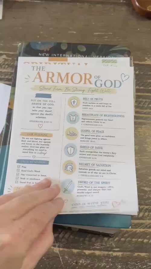 Bible Core Foundations Tip-In Set, Sunny Colorway (6x8)