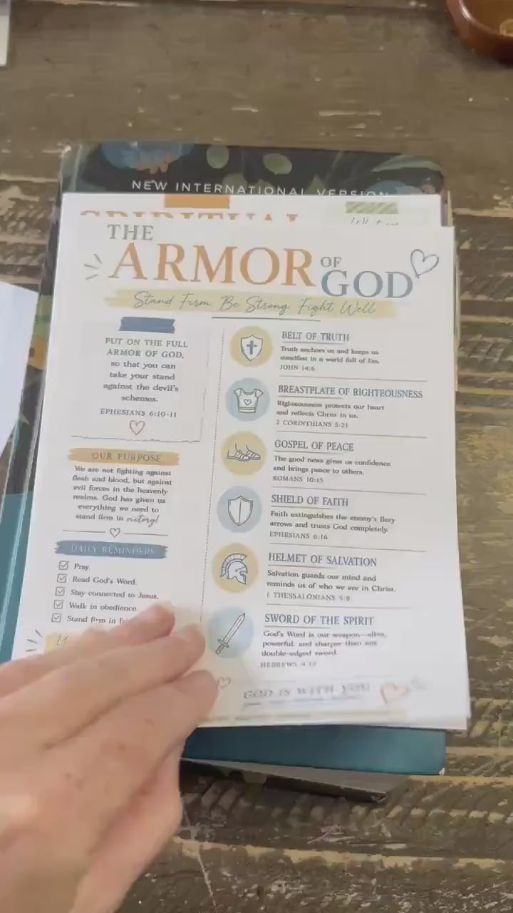 Bible Core Foundations Tip-In Set, Sunny Colorway (6x8)
